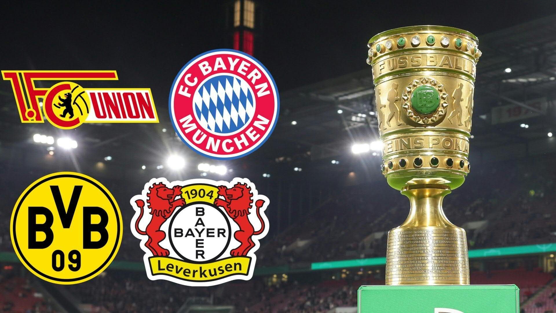 DFB-Pokal: BVB trifft auf Leverkusen, Bayern bei Union