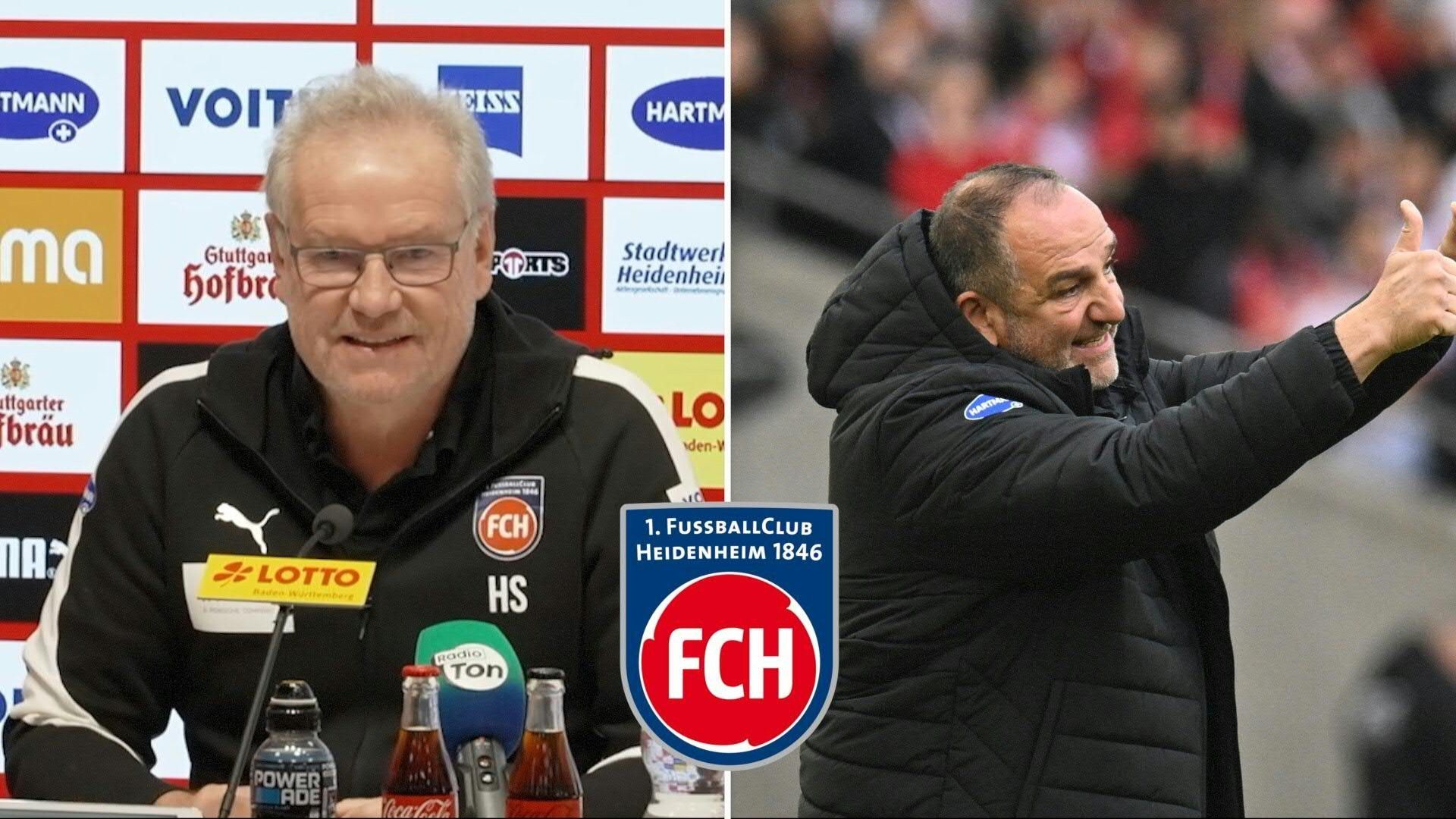 „Volle Unterstützung“: Heidenheims Sanwald stärkt Schmidt