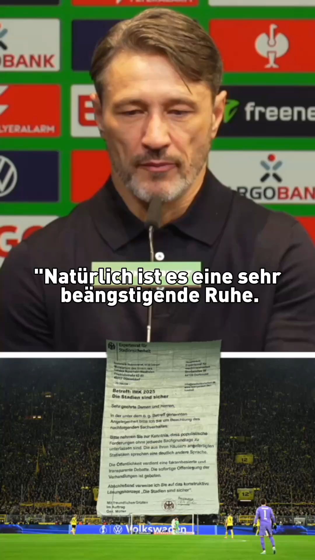 A quiet BVB stadium? For Kovac 