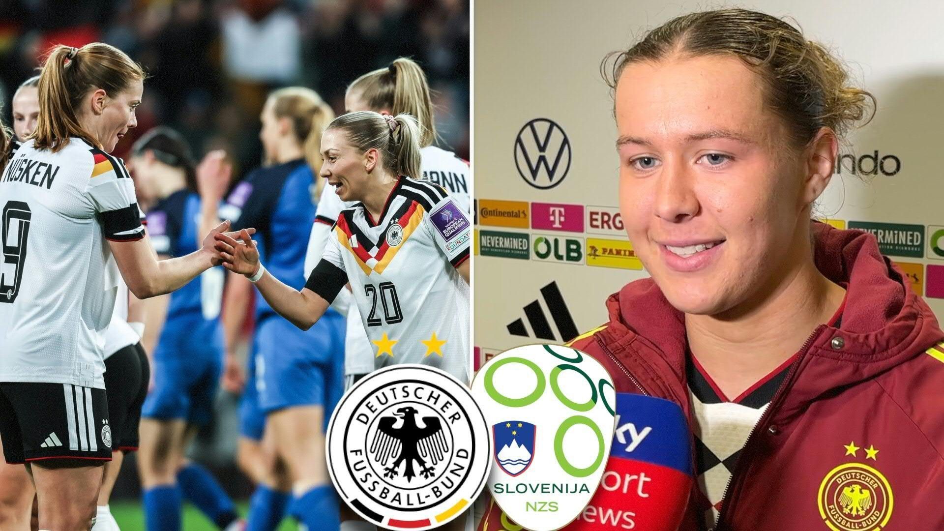 Video: Premierentreffer "ein Traum" für DFB-Debütantin Mühlhaus