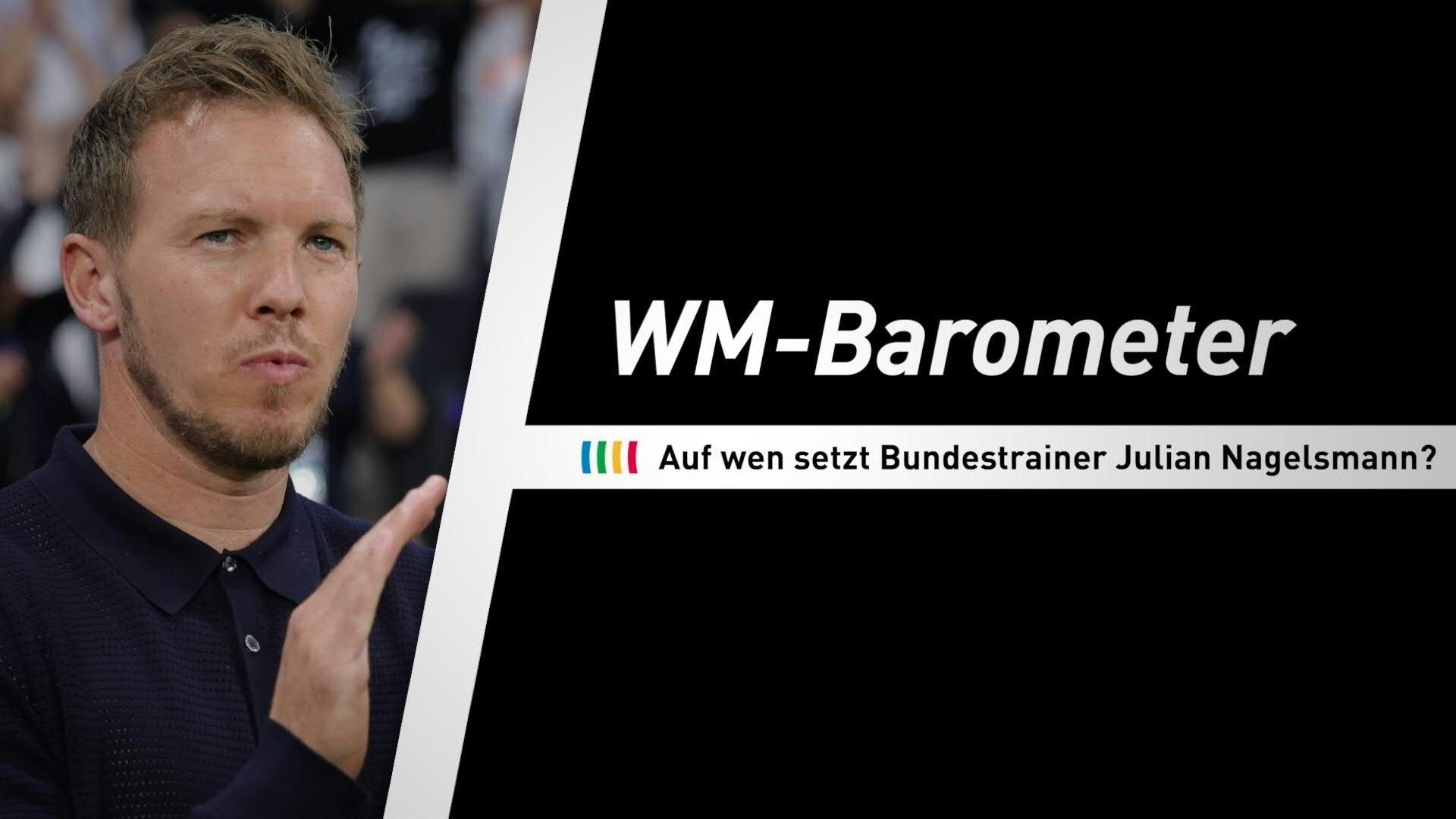Video: Auf wen setzt Nagelsmann? Das WM-Barometer