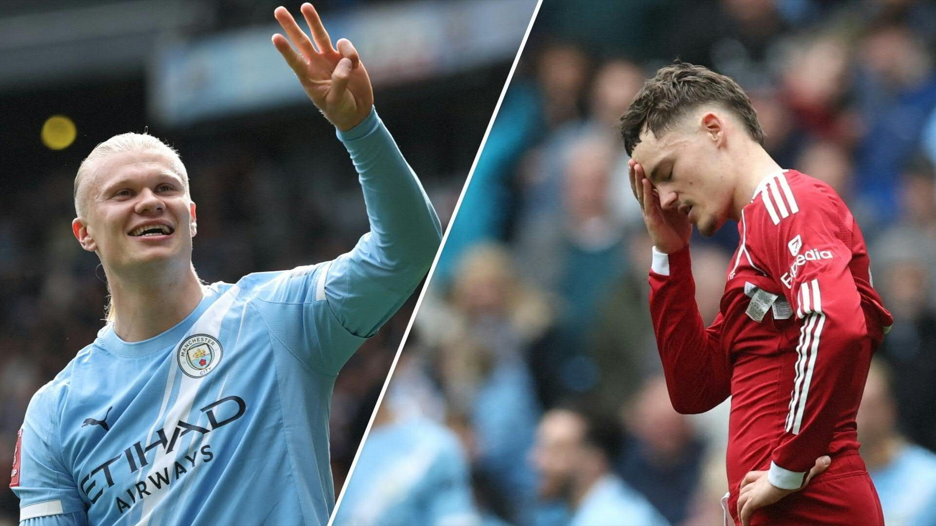 Video: Dreierpack Haaland: City schmeißt Liverpool aus dem FA Cup