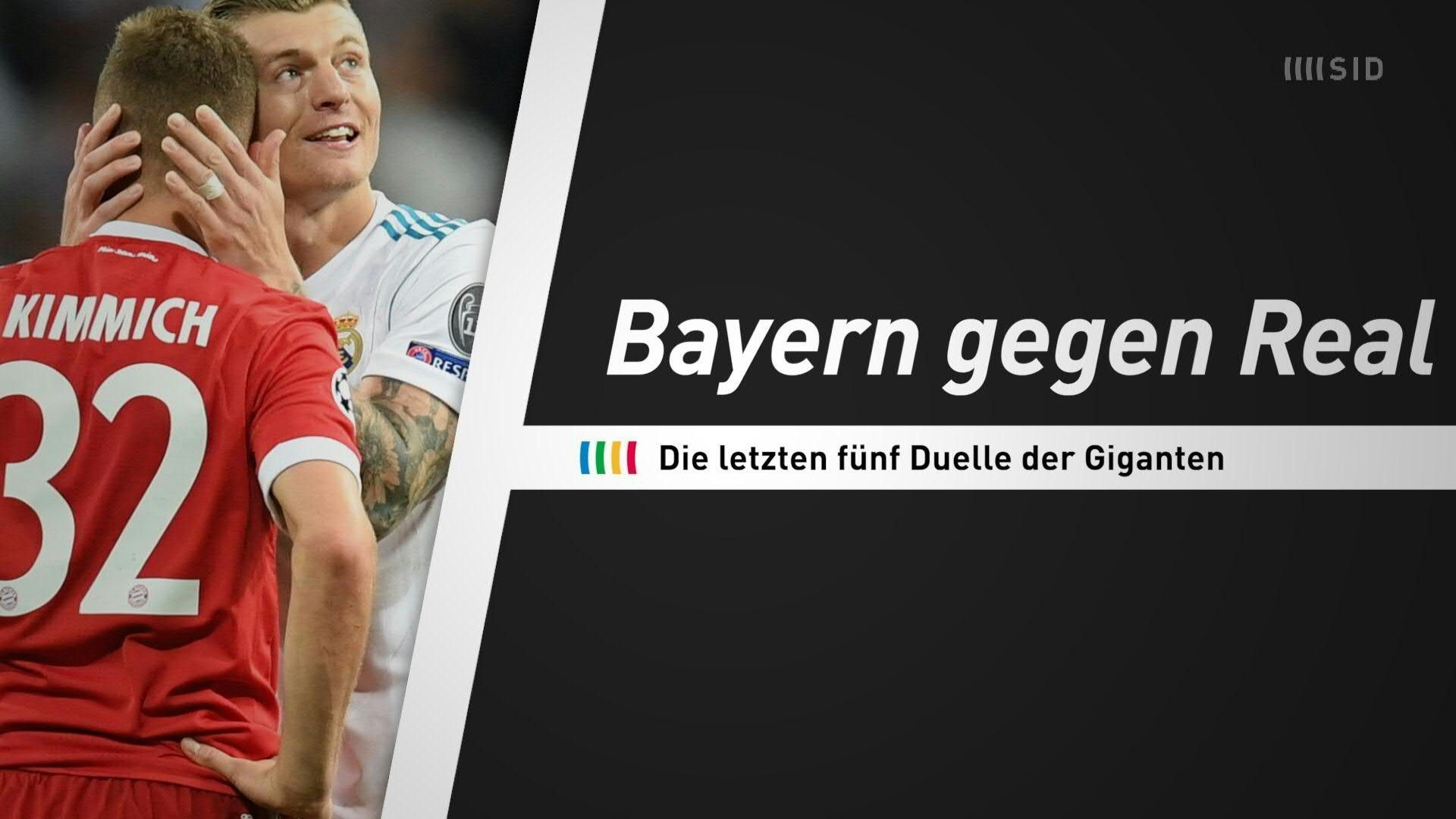 Video: Bayern gegen Real: Die letzten fünf Duelle