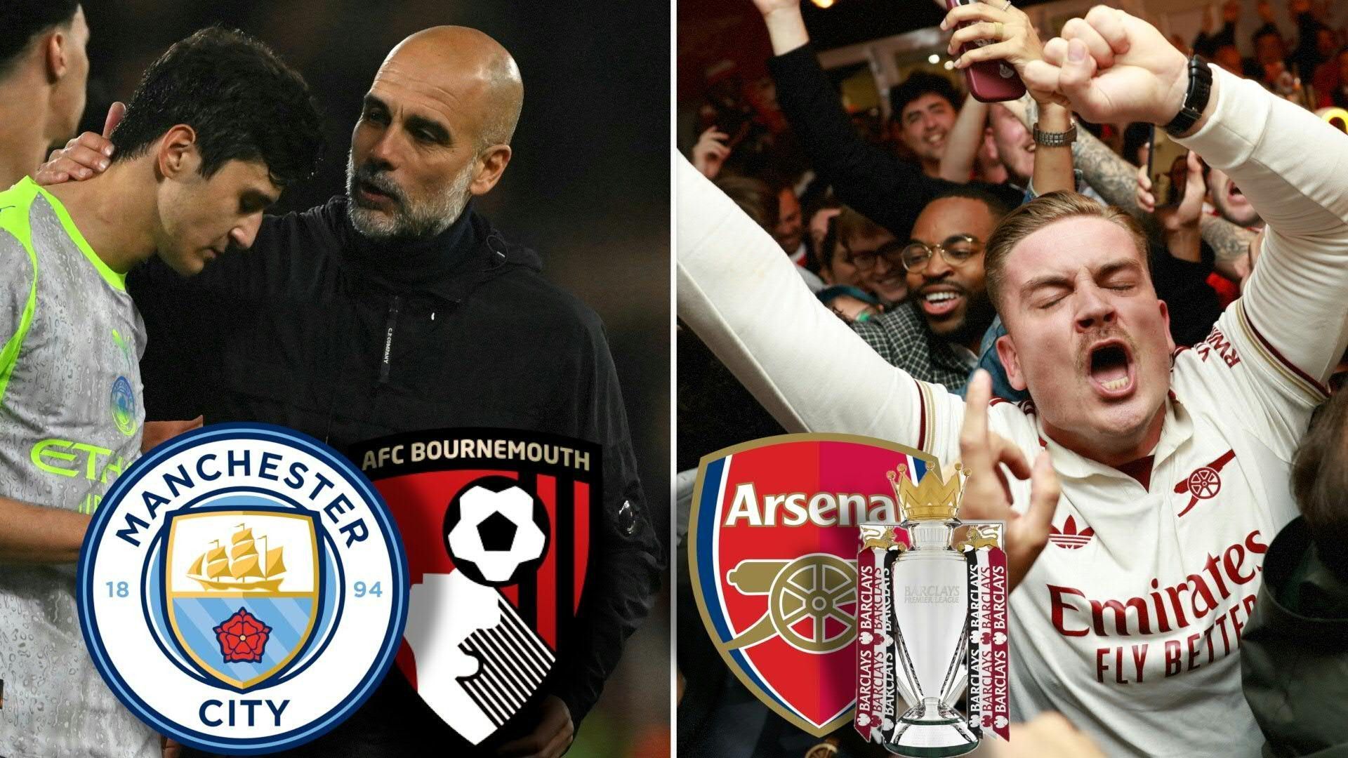 Video: 1:1 gegen City: Bournemouth schießt Arsenal zur Meisterschaft