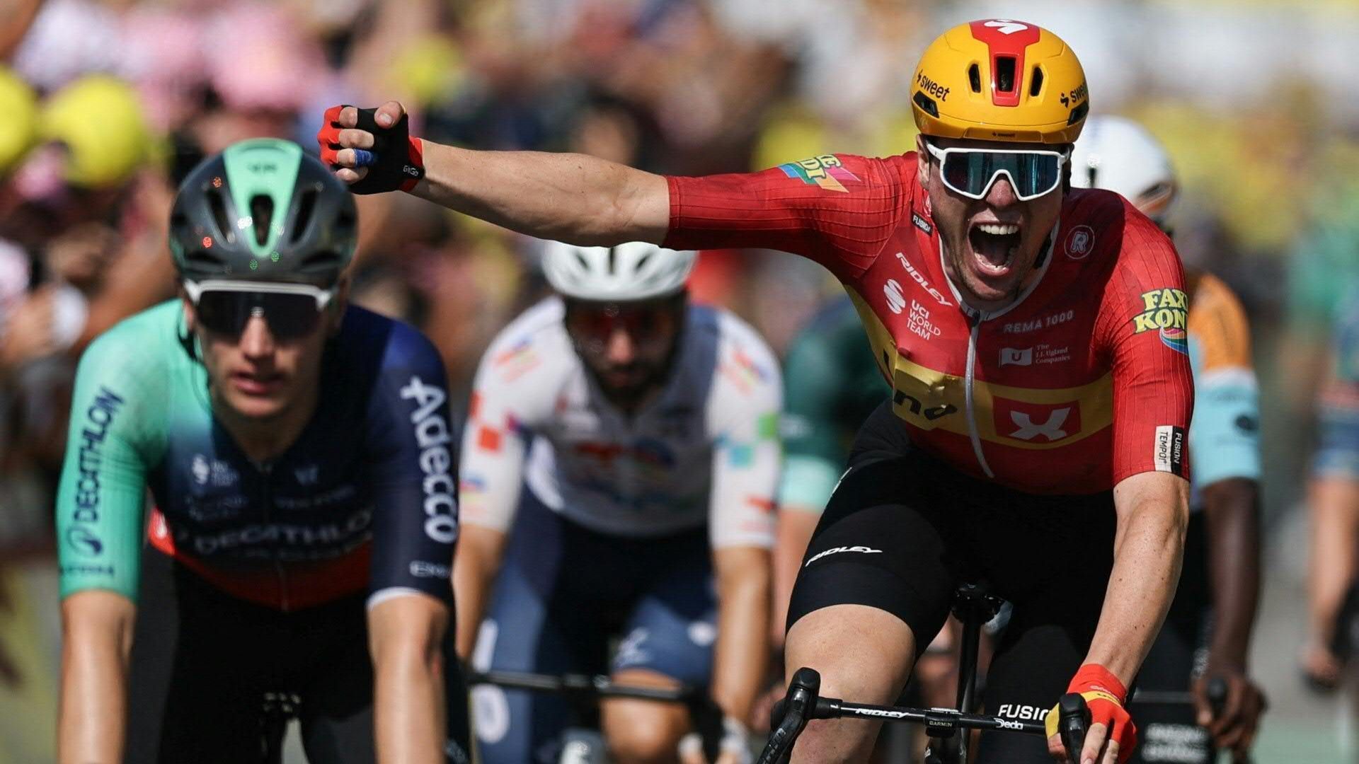 Video: Tour de France: Waerenskjold gewinnt Express-Etappe im Sprint