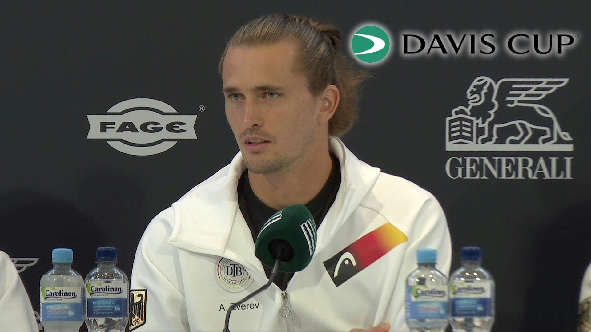 Video: Zverev vor Davis Cup: "Haben mit dieser Gruppe Chancen"