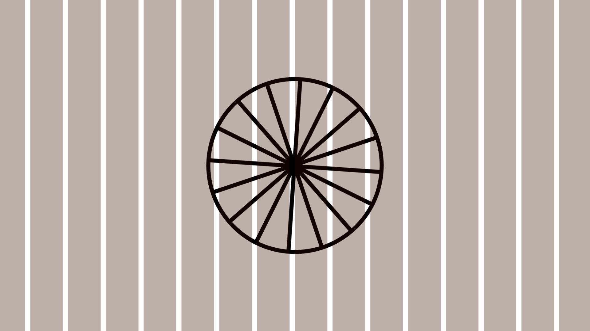 Optische Täuschung: Rad hinter Zaun führt Eigenleben