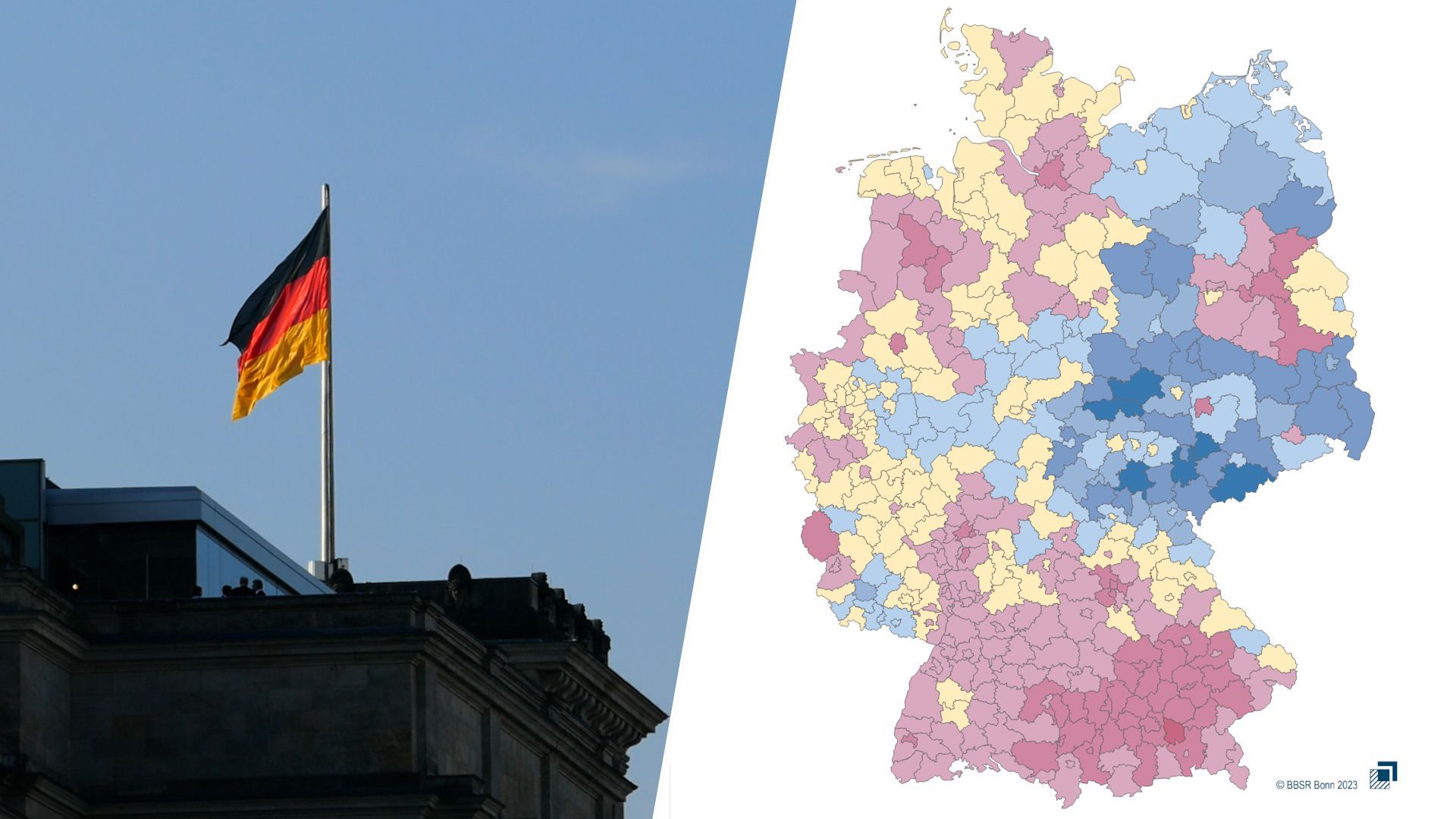 Bevölkerung in Deutschland: Interaktive Karte zeigt Entwicklung bis 2045