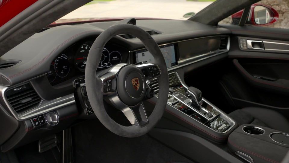 Porsche Panamera Gts Interior Design In Carmine Red