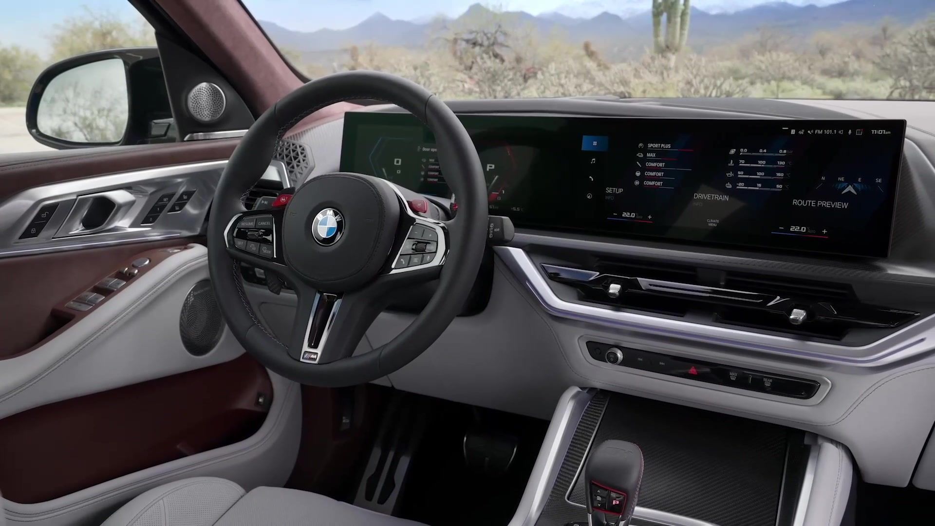 Der erste BMW XM BMW Live Cockpit Professional und HeadUp Display serienmäßig