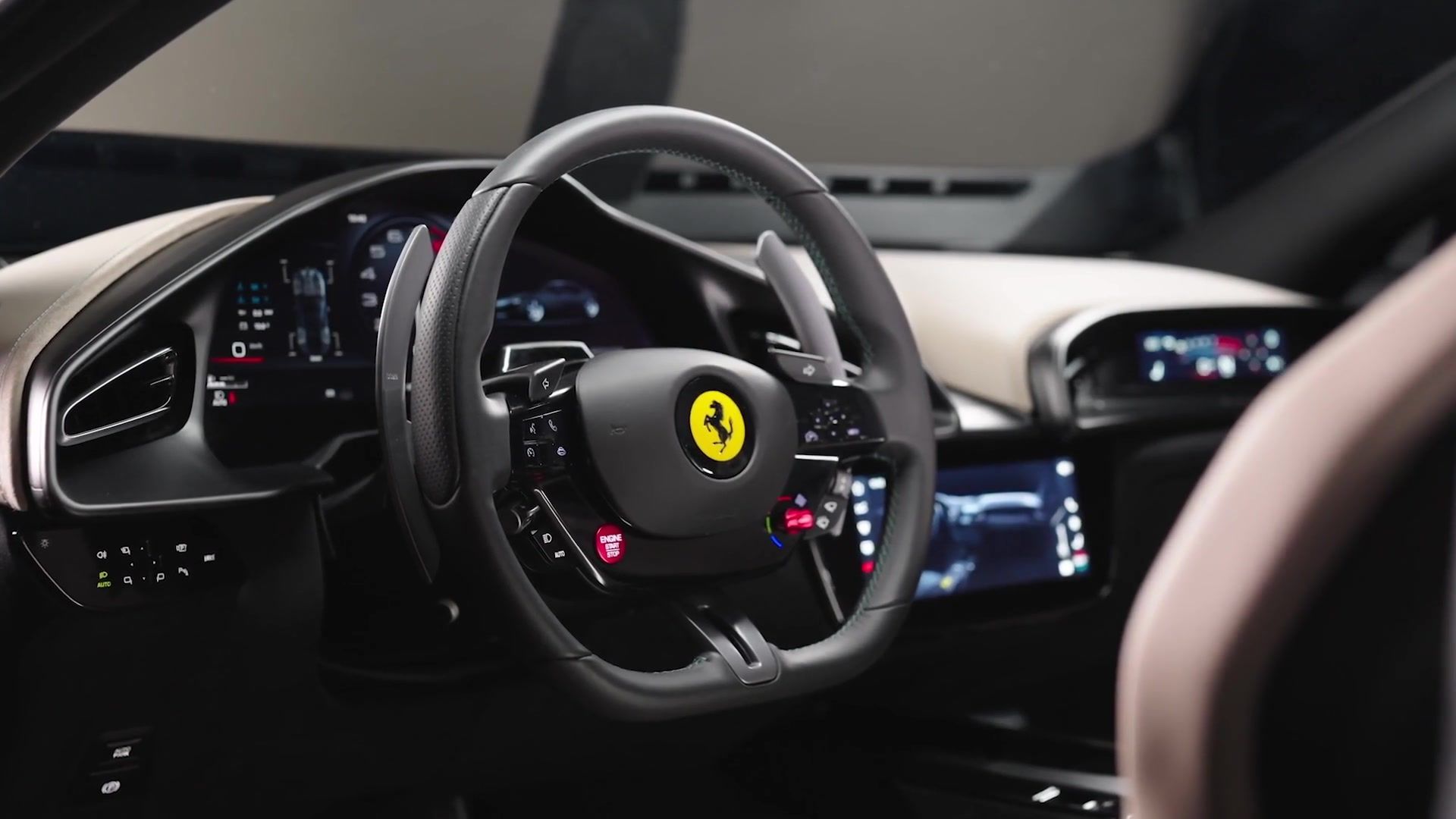 O novo design de interiores da Ferrari Amalfi