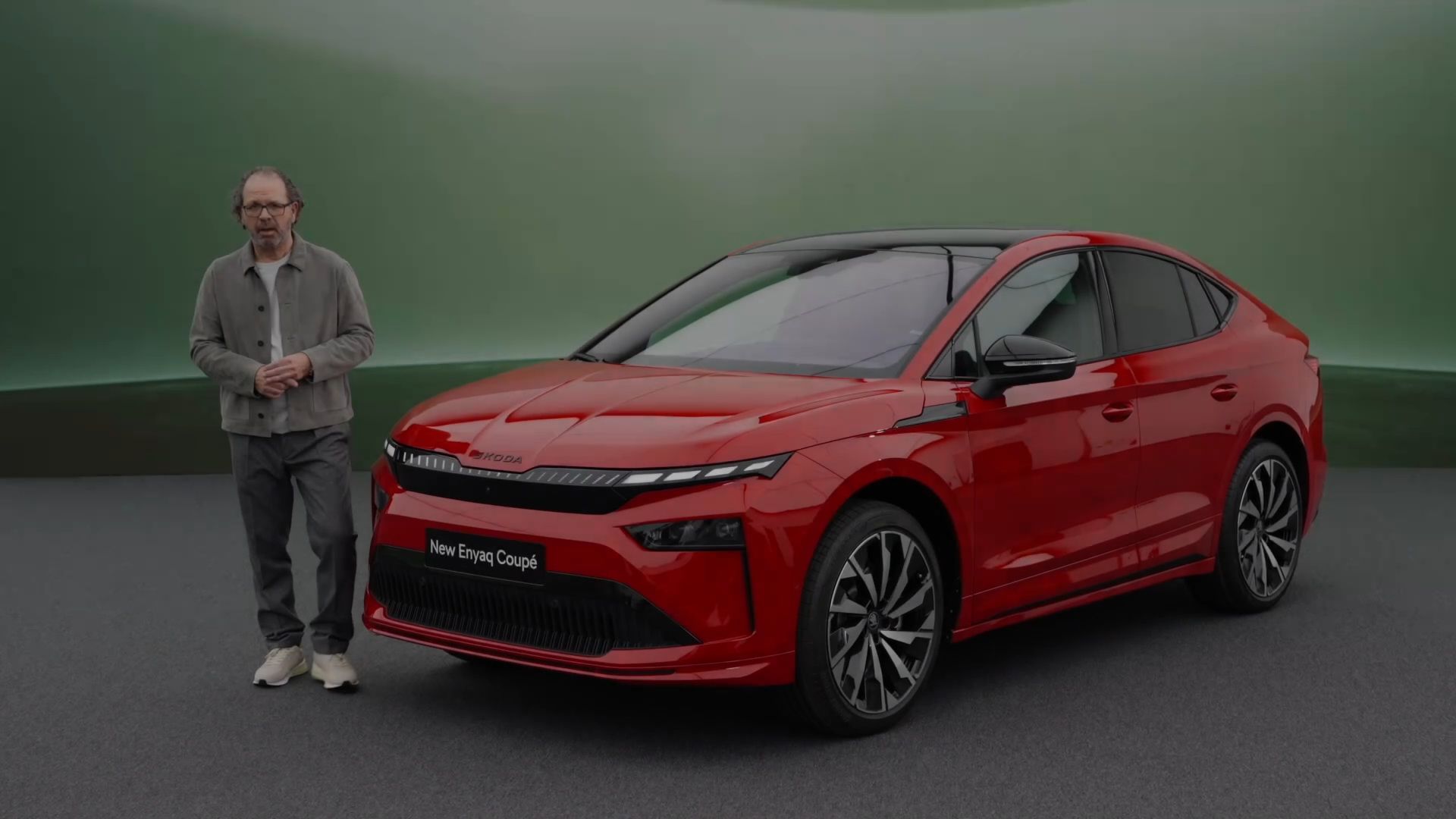 The design of the new Skoda Enyaq Sportline