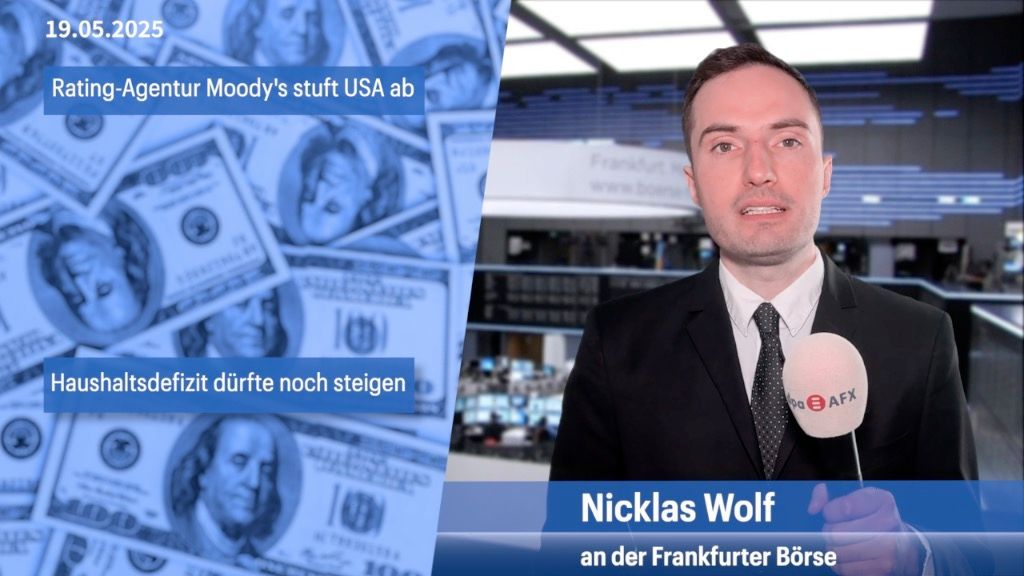 Video: Rating-Agentur Moody's stuft USA ab - Haushaltsdefizit dürfte weiter wachsen