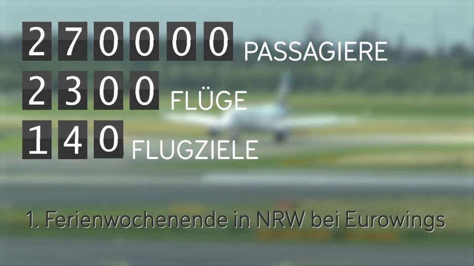 Sommerferien Nrw Eurowings Rustet Sich Fur Ein Verkehrsreiches