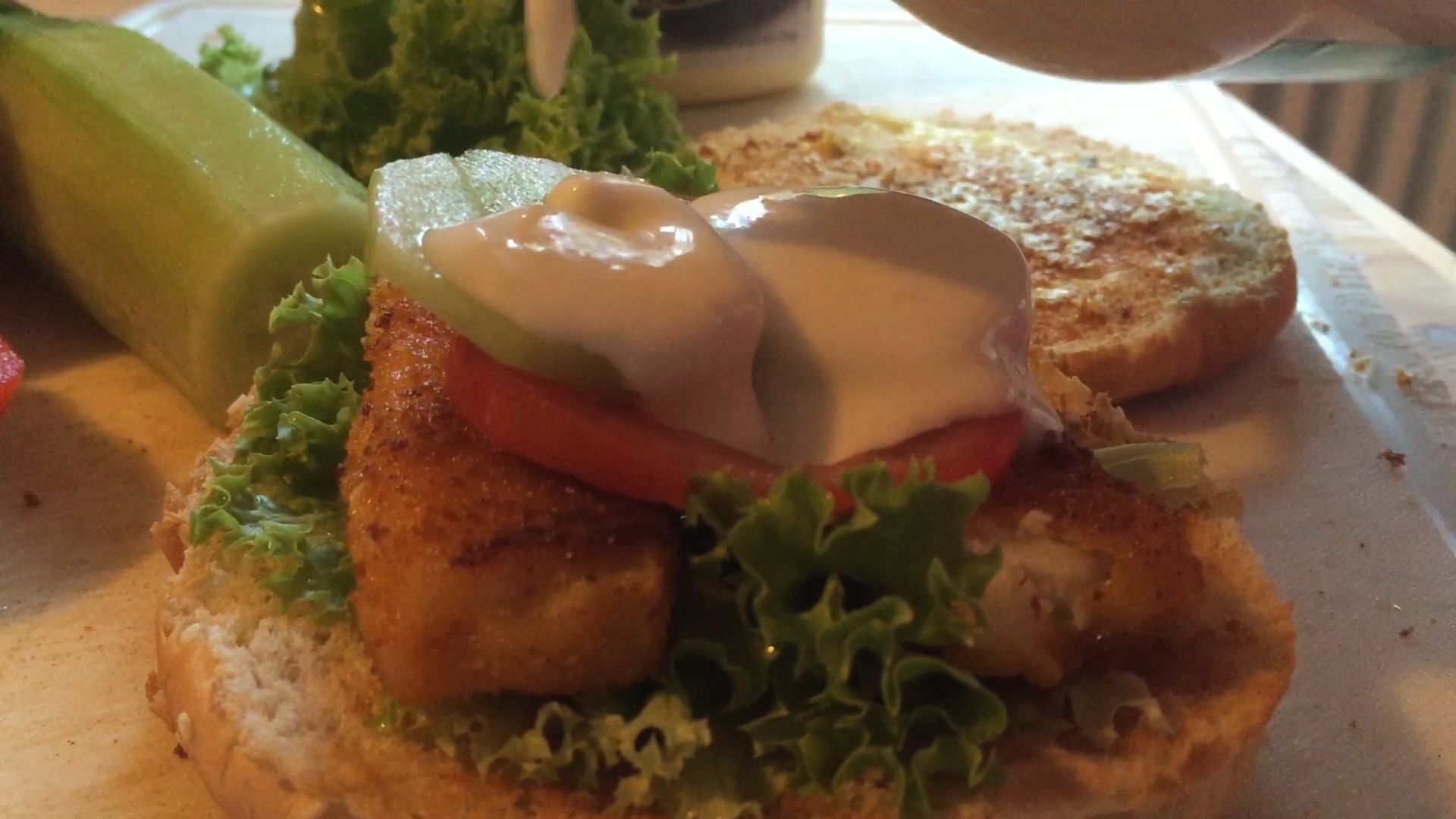 Fischbrötchen made quickly