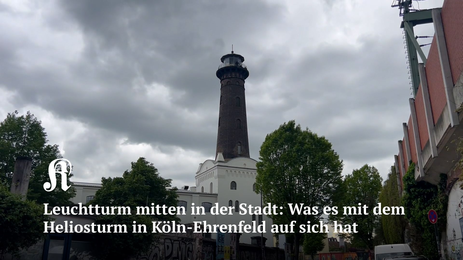 Leuchtturm mitten in der Stadt: Was es mit dem Heliosturm in Köln-Ehrenfeld auf sich hat