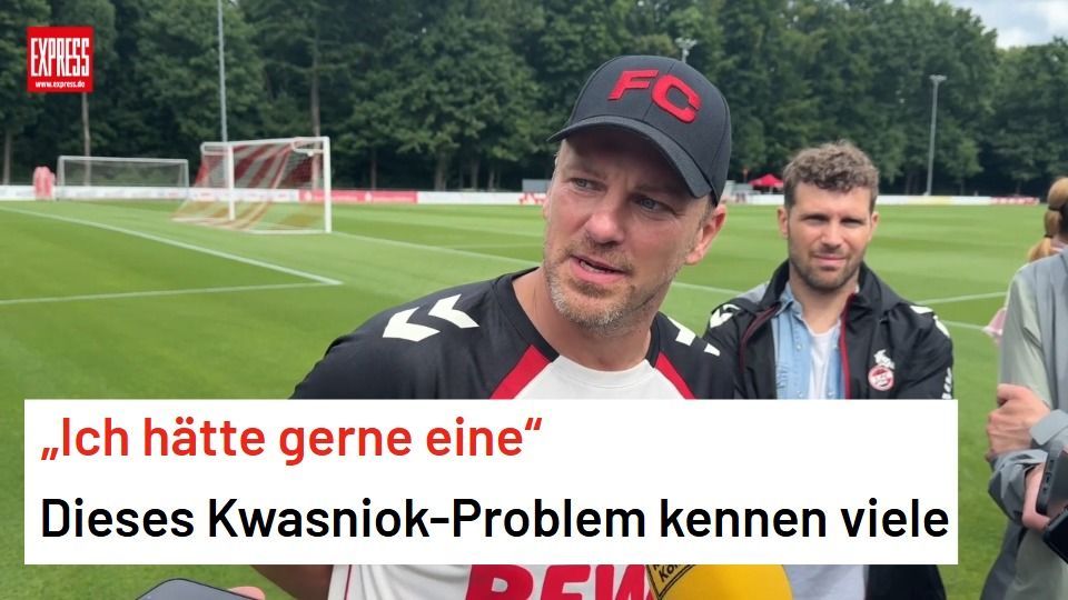 Kwasniok has a typical Cologne problem: 