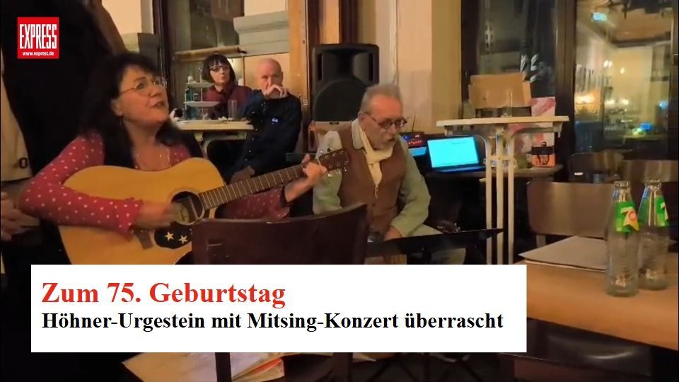 Video: Höhner-Urgestein feiert Geburtstag – spontanes Mitsing-Konzert