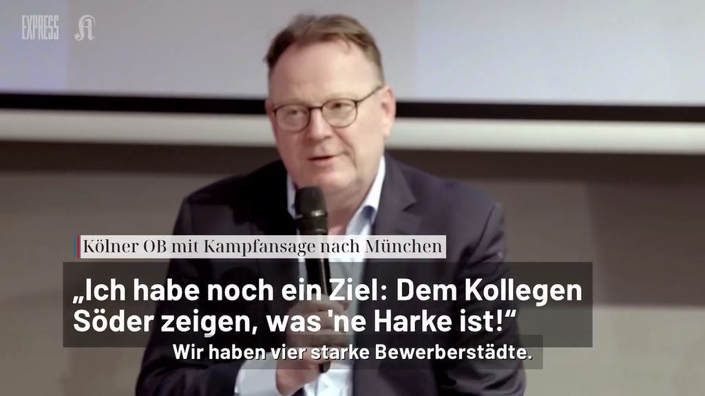 Video: Kölner OB mit Ansage an Markus Söder