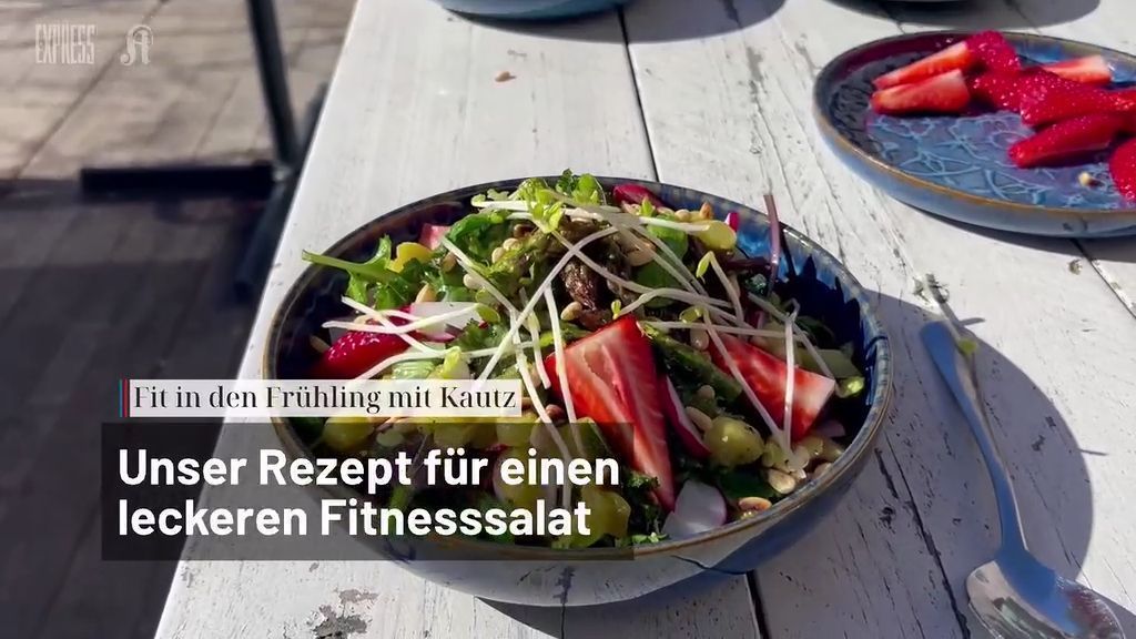Video: Fit in den Frühling mit Kautz! Unser Rezept für einen leckeren Fitnesssalat