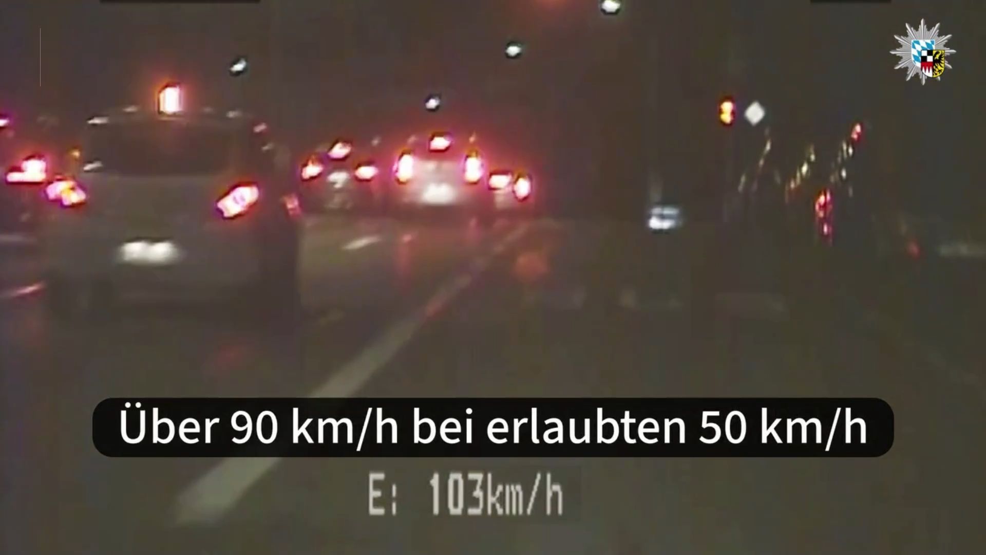 Raser in der Innenstadt: Polizei filmt alles mit