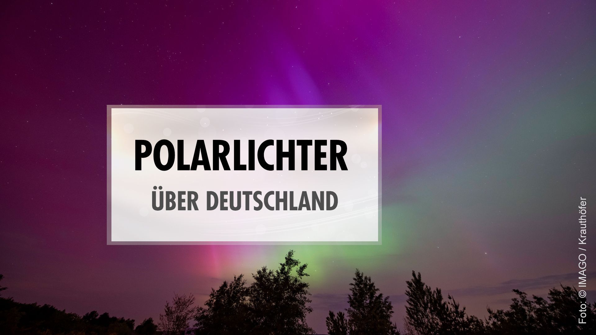 Polarlichter über Deutschland