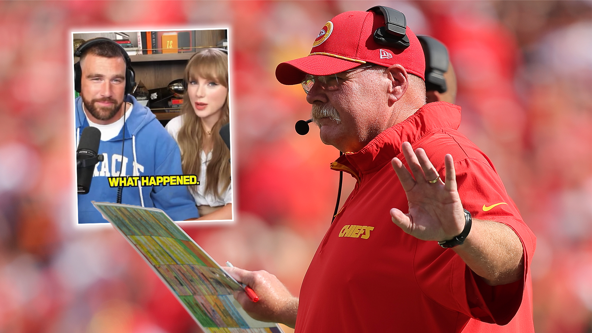 Taylor Swift und Travis Kelce: Spielte Andy Reid Liebes-Amor?