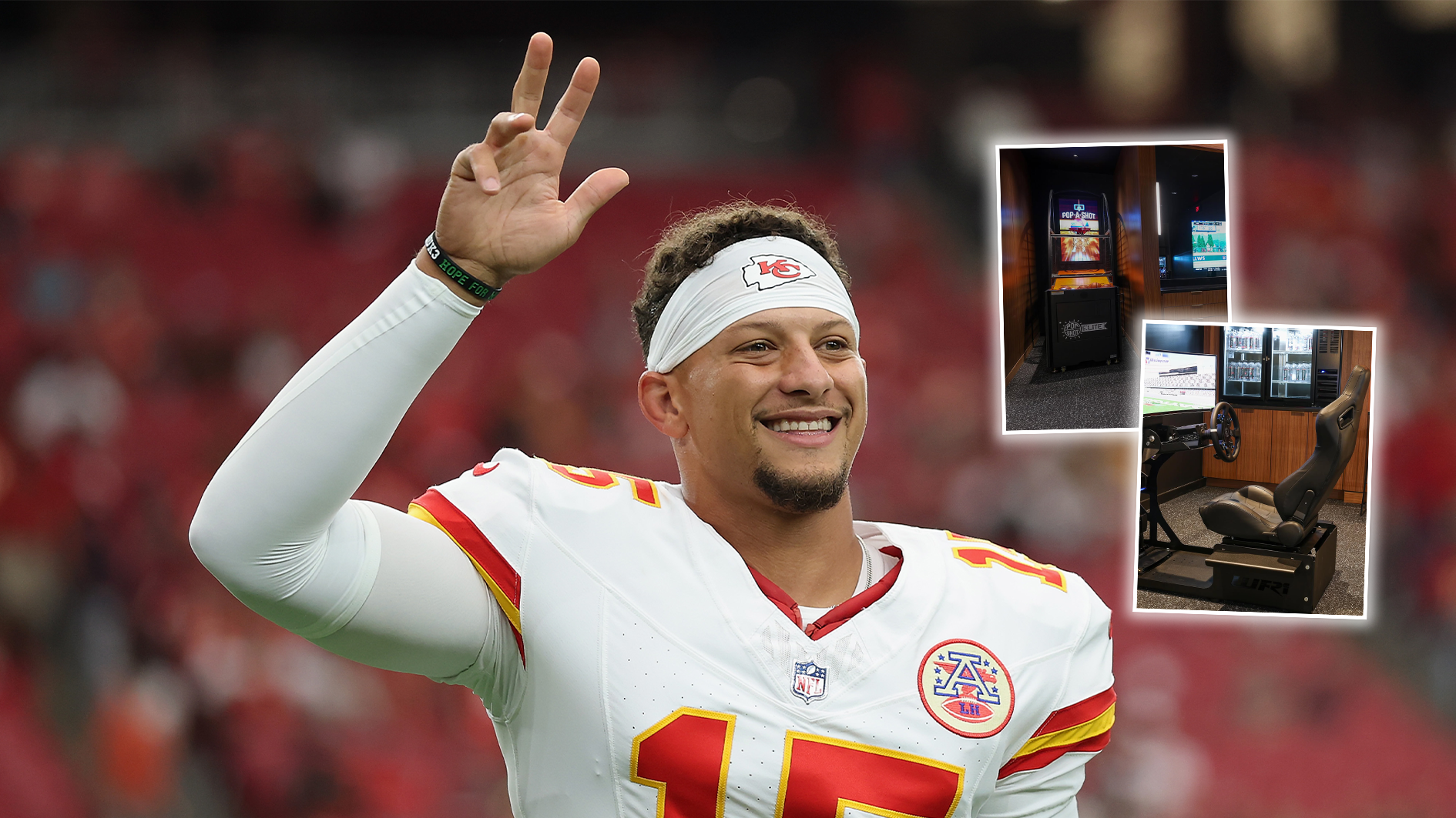 NFL: Neuer Spieler-Bereich für Patrick Mahomes – mit Racing-Simulator!