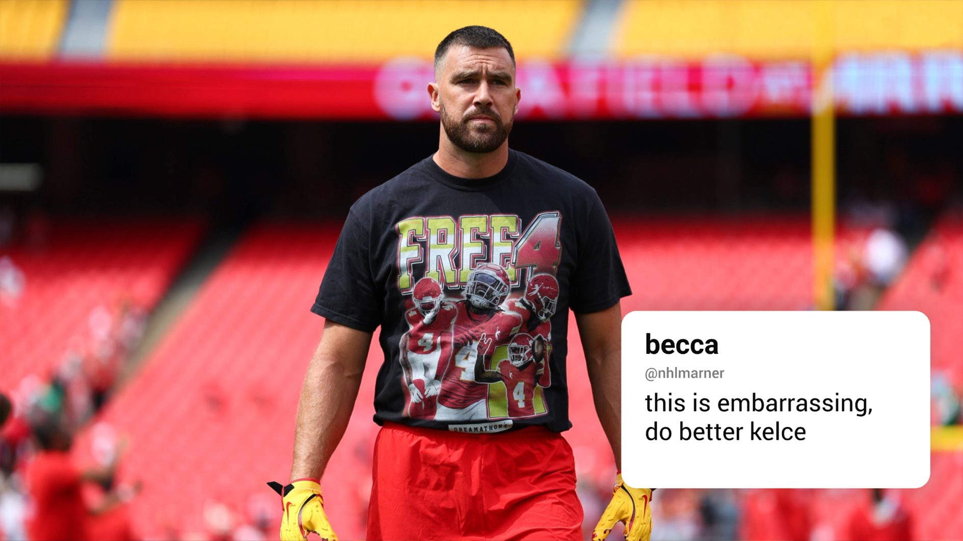 NFL – Kansas City Chiefs: Travis Kelce heftig kritisiert für Tshirt-Aktion