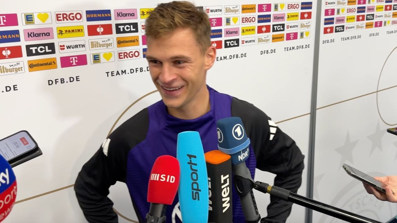 DFB-Team – Joshua Kimmich scherzt über Lieblingsposition