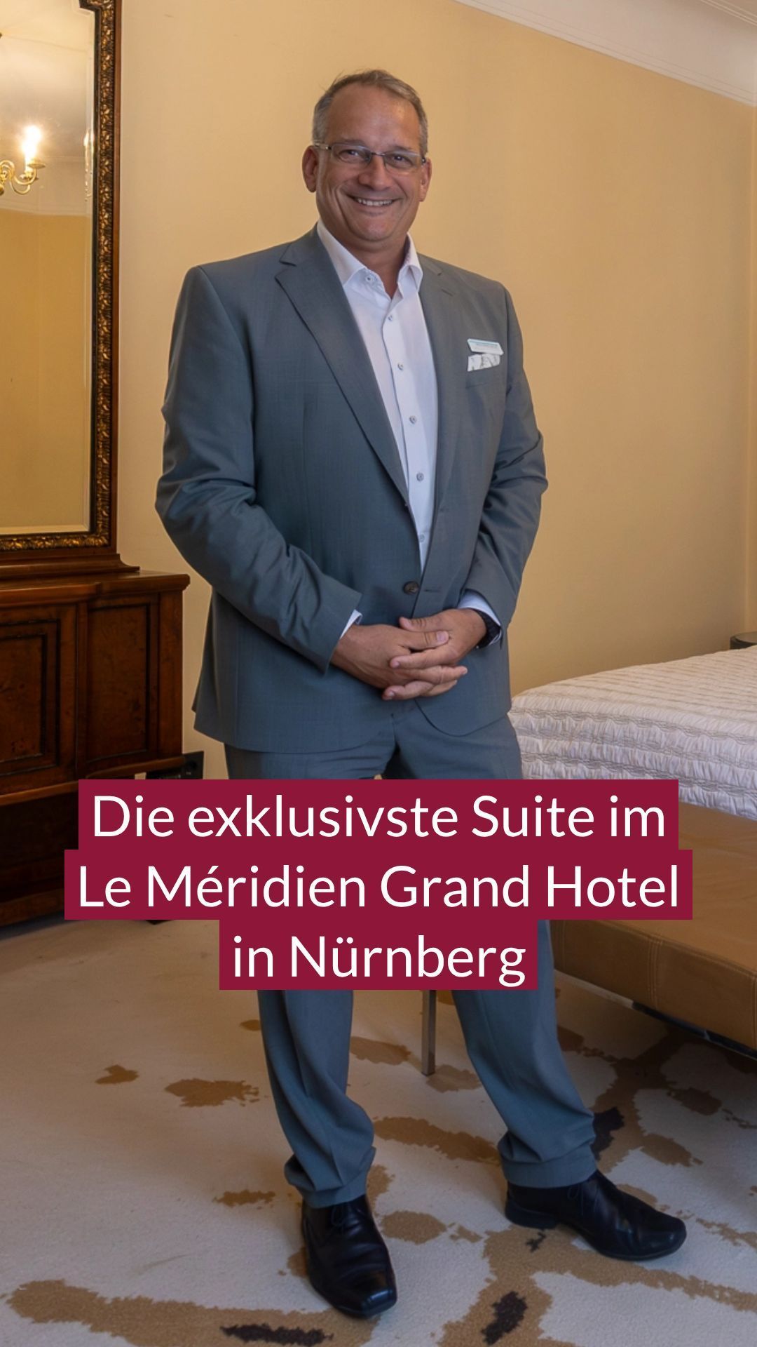 The most exclusive suite at Le Méridien Grand Hotel in Nuremberg