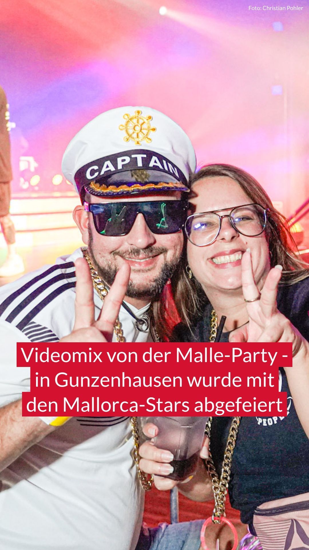 Videomix von der Mallorca-Party