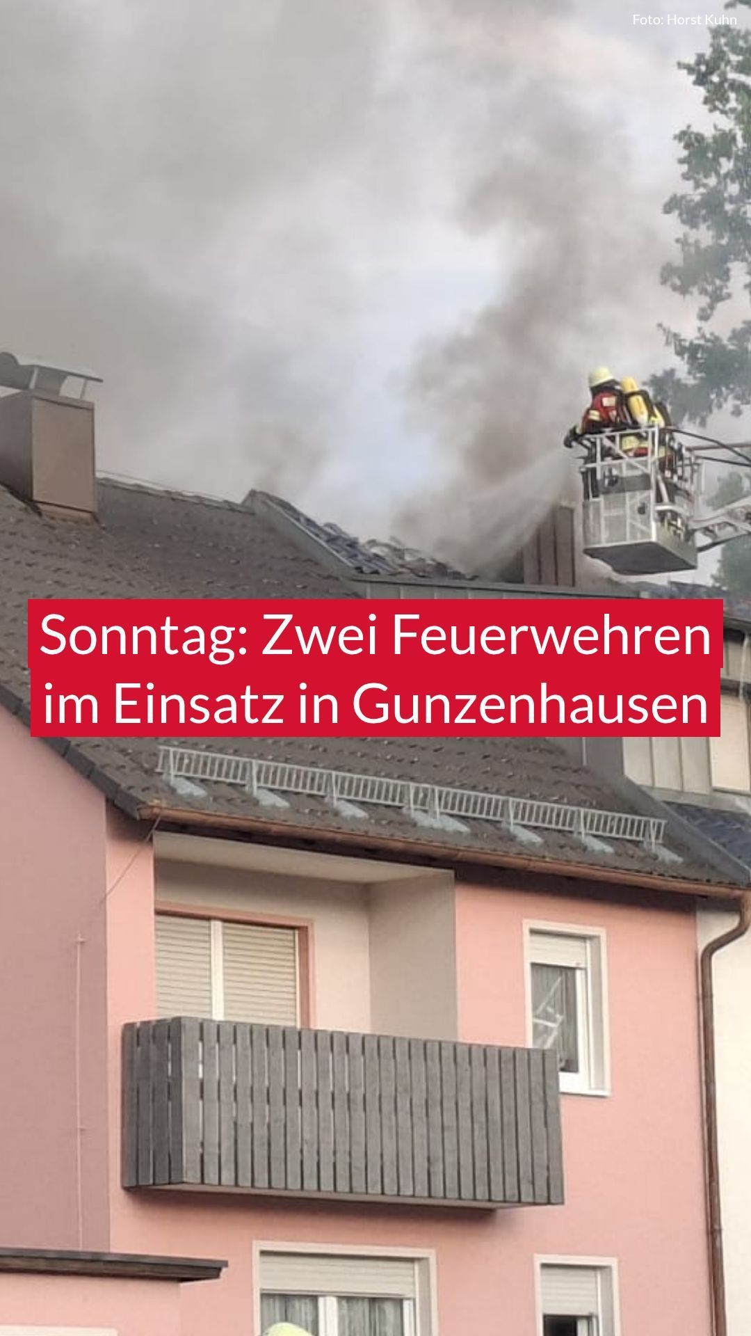 Video: Zwei Feuerwehren im Einsatz