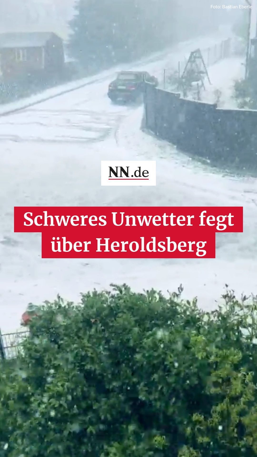 Video: Schweres Unwetter in Heroldsberg