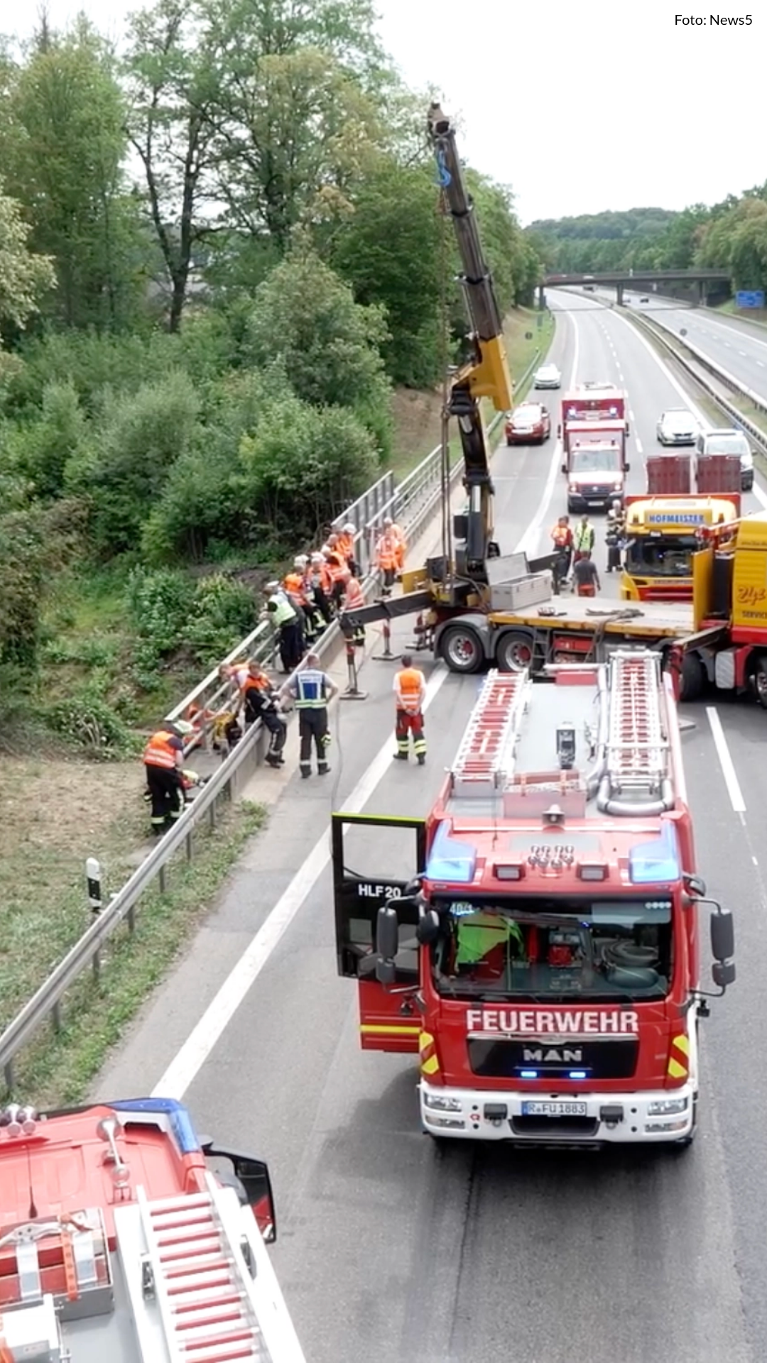 Video: Tödlicher Unfall auf A3 bei Nittendorf