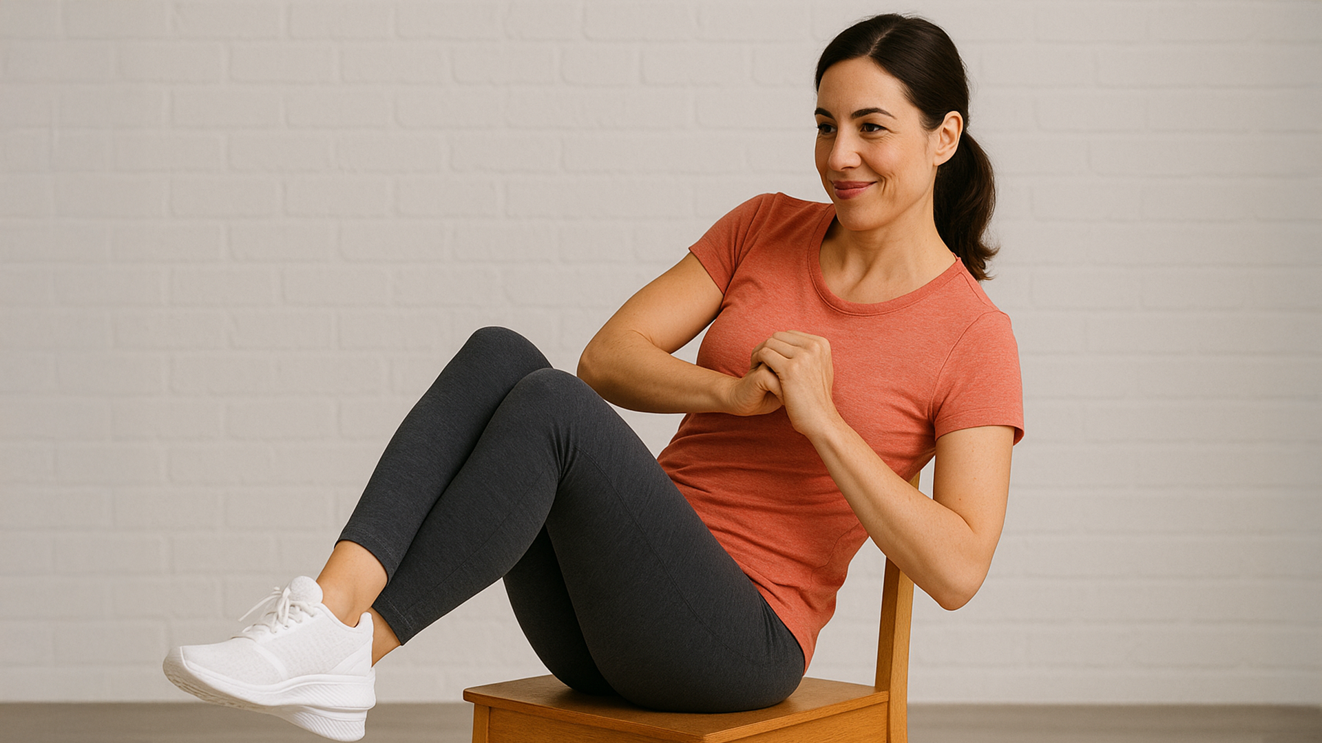 Train Abdominal Muscles While Sitting Without Getting Up