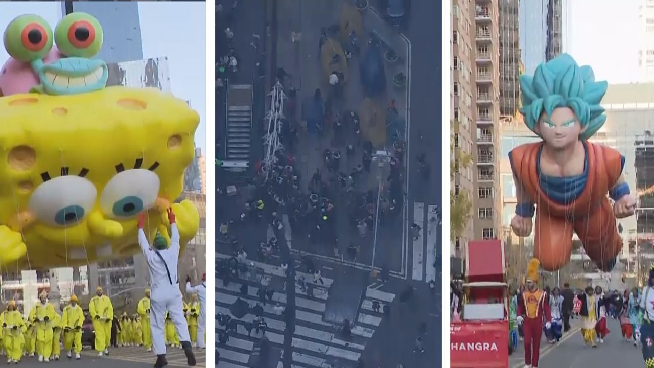 Zehntausende Zuschauer: Demonstranten stören Thanksgiving-Parade in New York