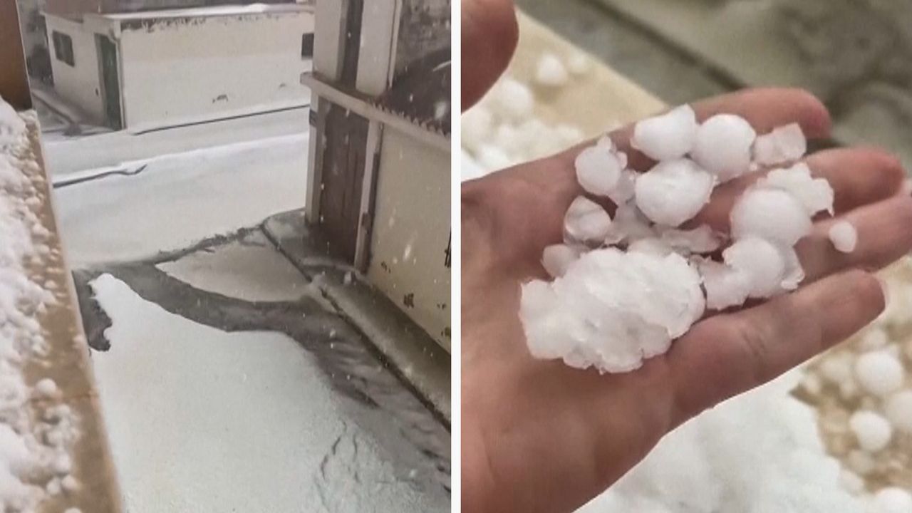 Heftige Unwetter in Spanien: Hagel sorgt für Chaos im Südosten