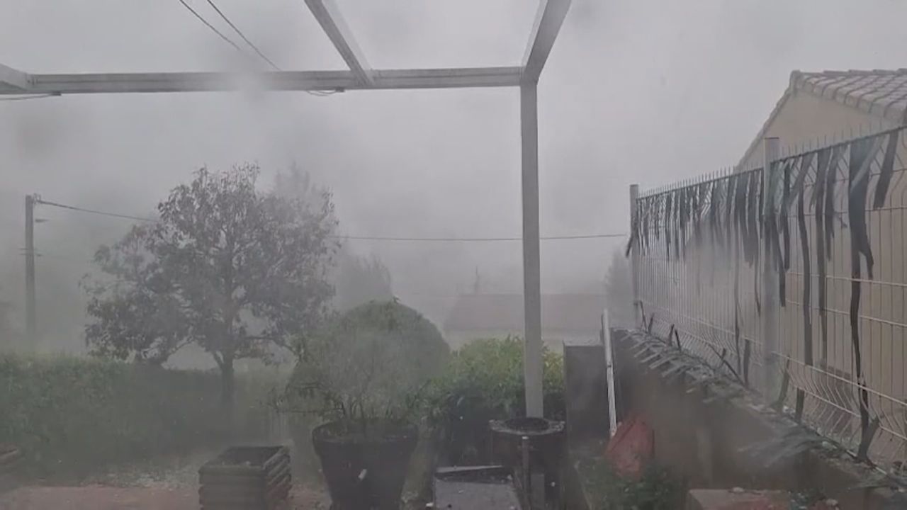 Tischtennisballgroße Hagelkörner: Schwere Gewitter überziehen Südwestfrankreich