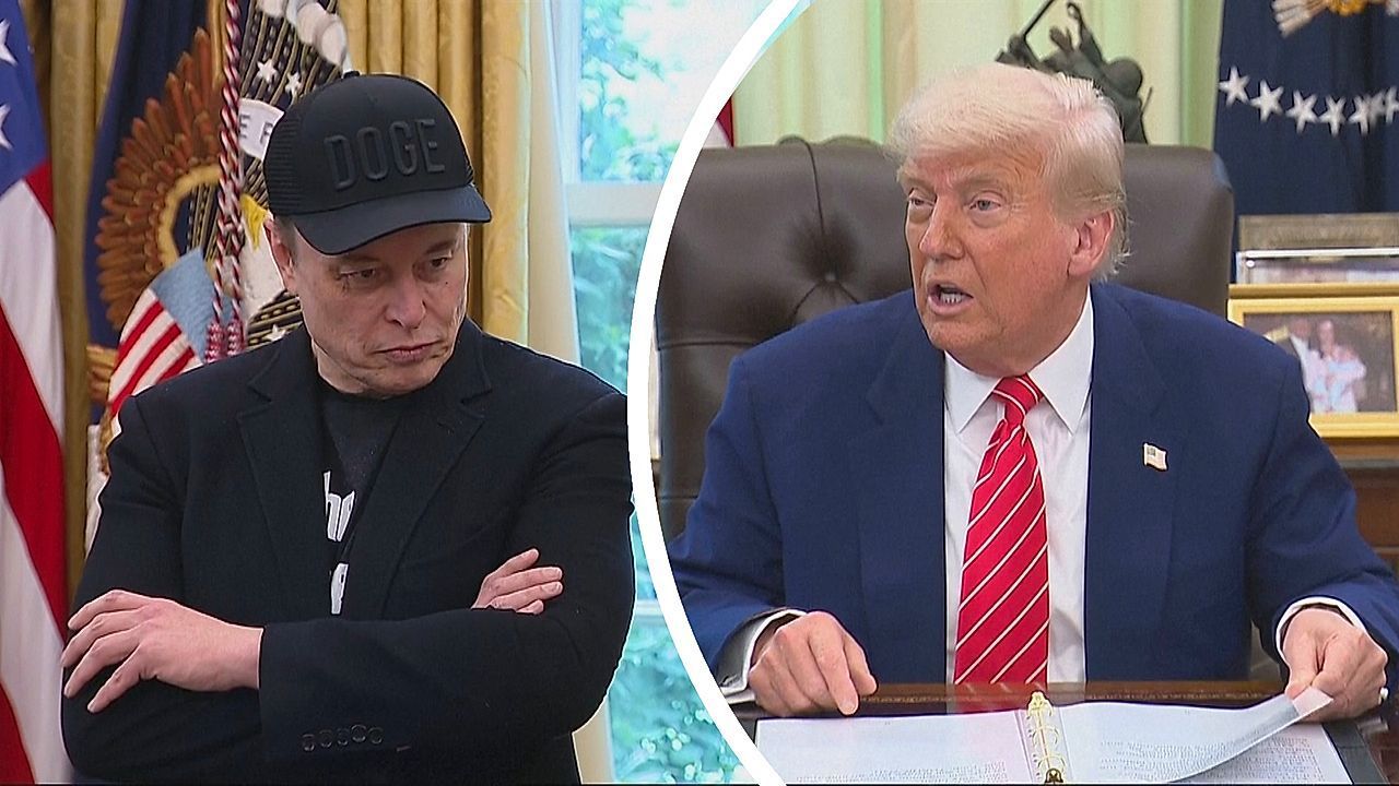 Video: Streit zwischen Ex-Buddies: Musk fordert Protest gegen Trumps Steuerreform