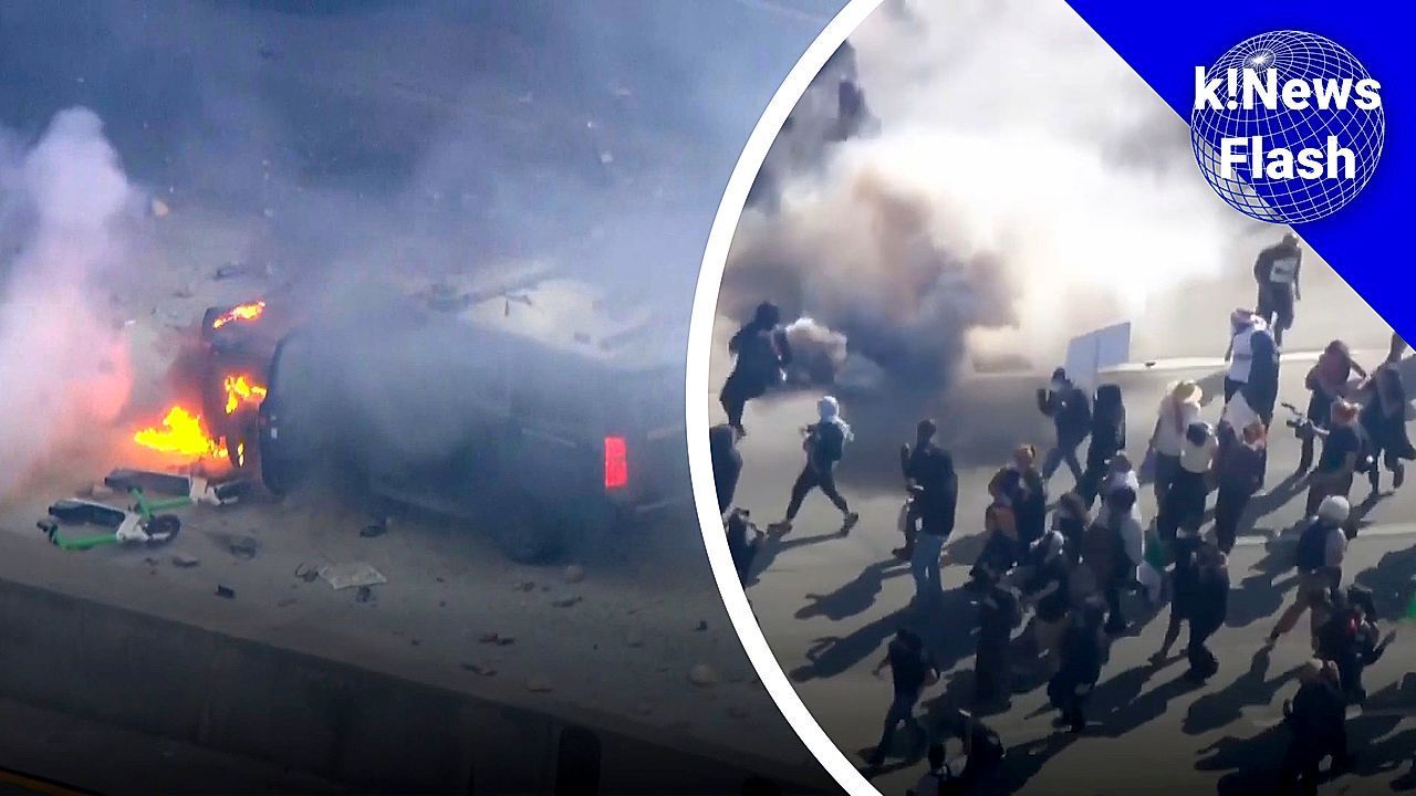 k!News-Schlagzeilen: Proteste in LA, Thunberg abgefangen, Erdbeben in Kolumbien