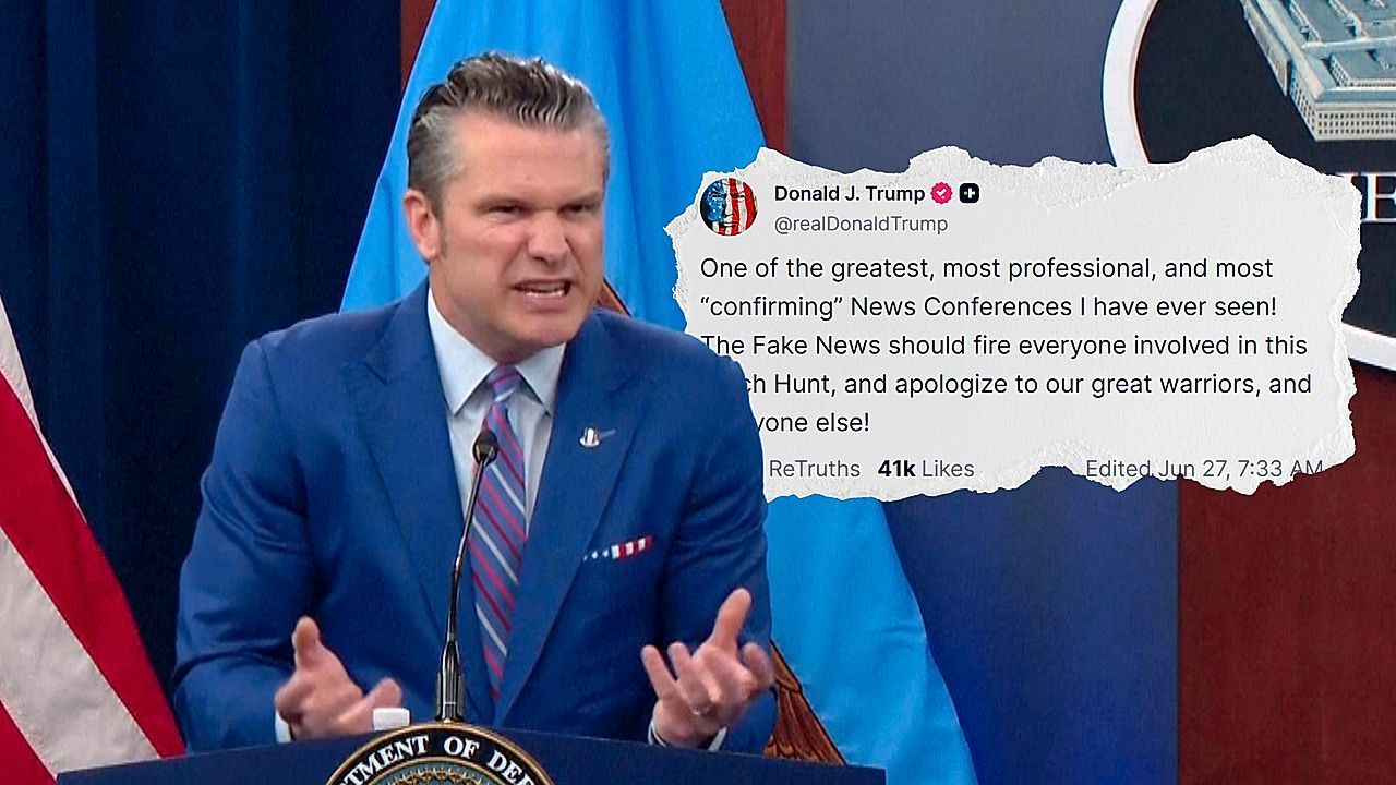 Kritik an Trump und Angriff auf Iran: Hegseth wettert gegen „hasserfüllte Presse“