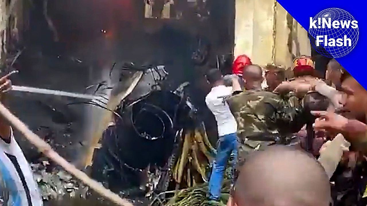 k!News-Schlagzeilen: Flugzeugabsturz in Bangladesch, Taifun trifft Hongkong, Moskau unter Wasser