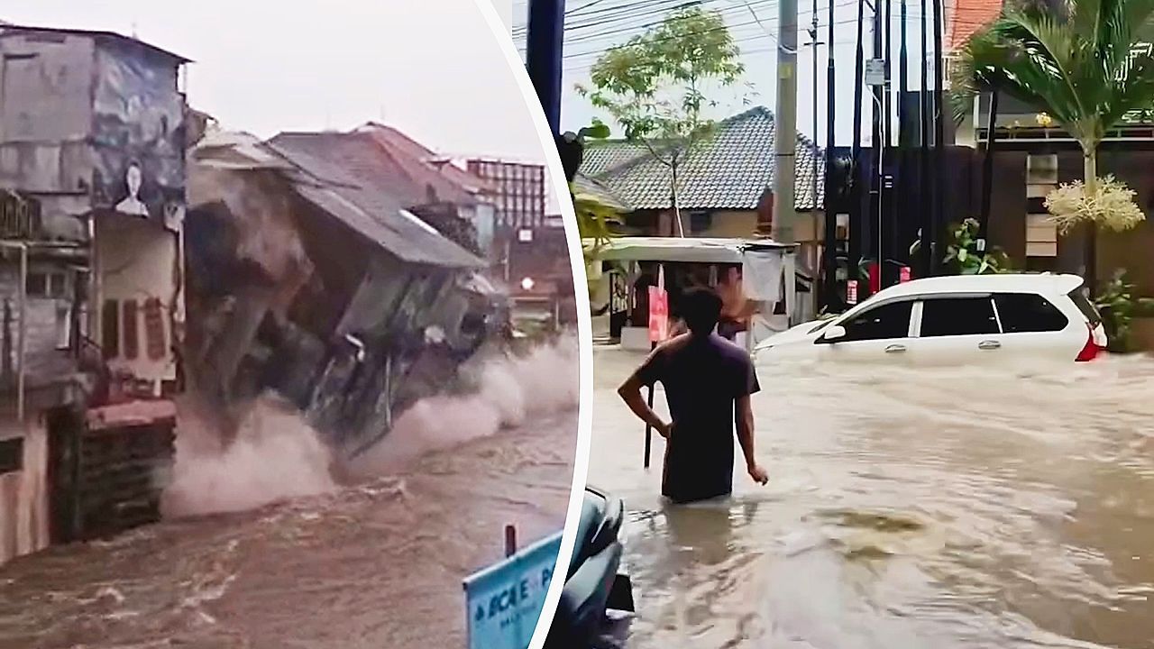 Urlaubsinsel Bali unter Wasser: Tote durch Starkregen in Indonesien