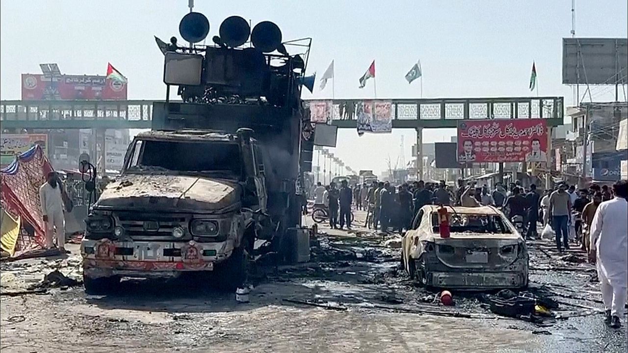 Video: Pro-palästinensischer Protest eskaliert: Mindestens fünf Tote in Pakistan