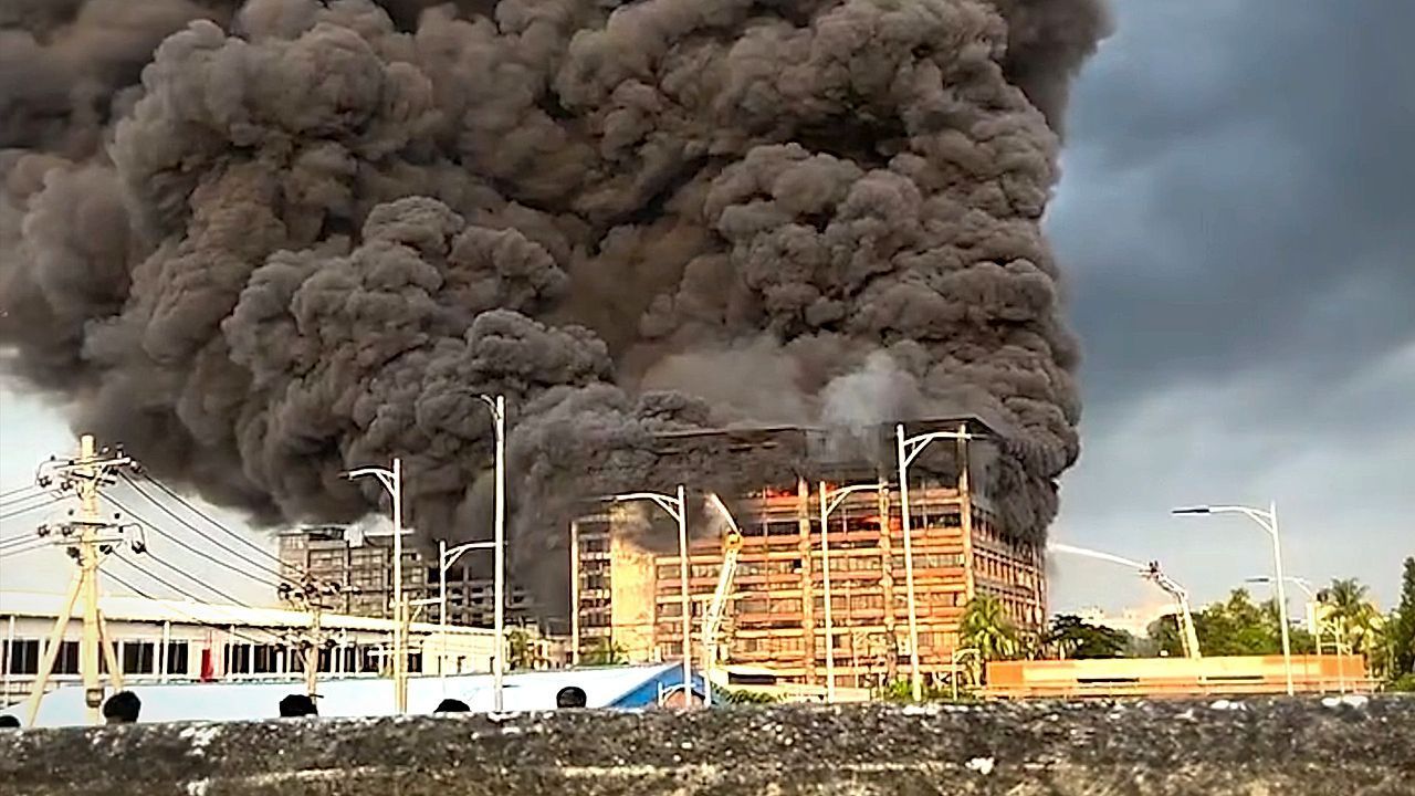 Massive factory fire breaks out in Bangladesh's Chattogram Export Zone