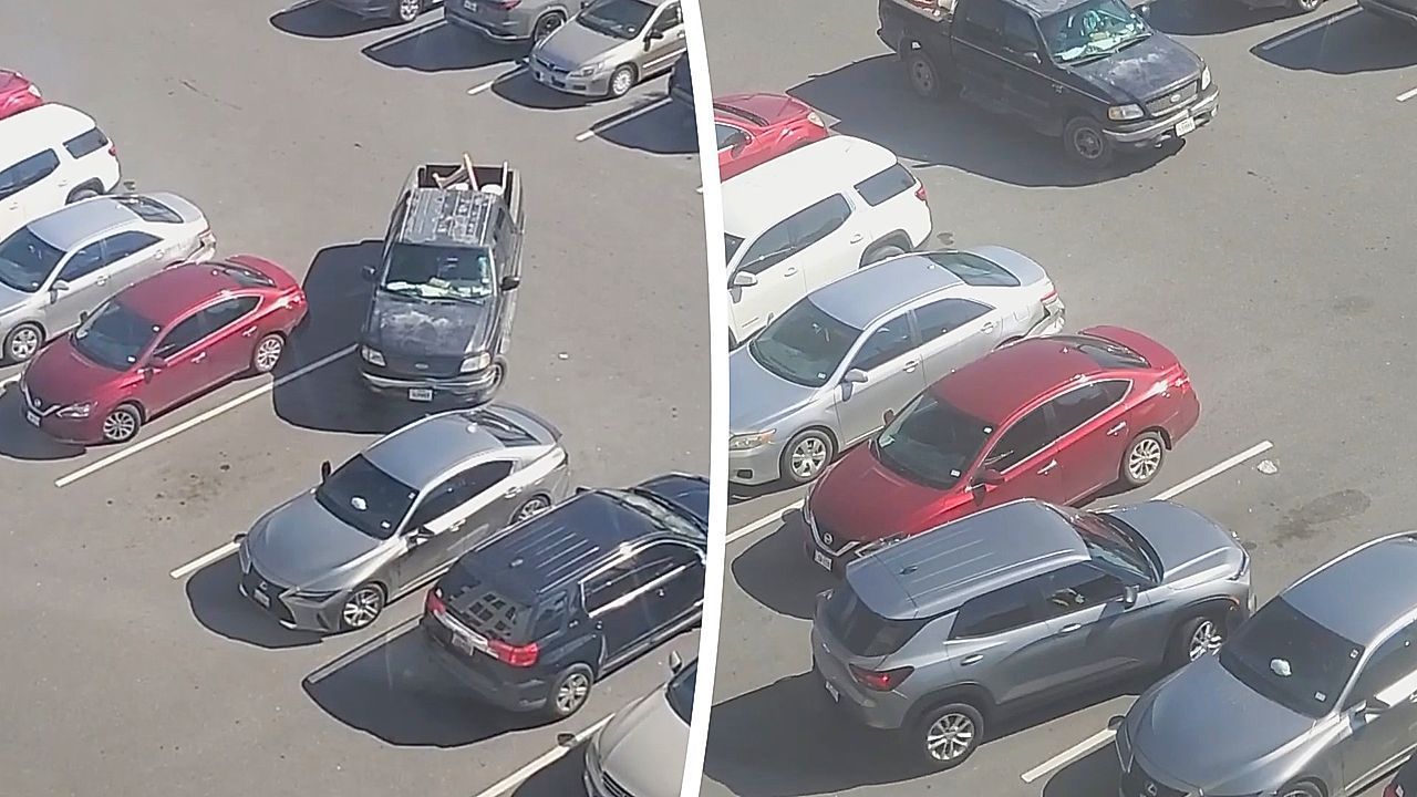 You snooze, you lose! Sneaky driver steals spot from motorist struggling to park