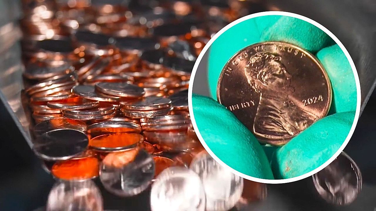 Video: US Mint presses final pennies as one-cent coin gets canceled