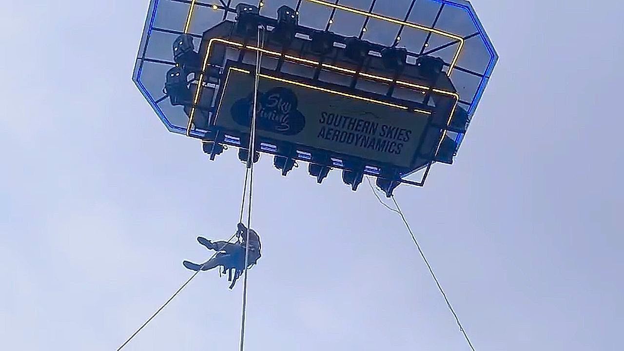 Sky-dining experience turns into 120-foot rescue