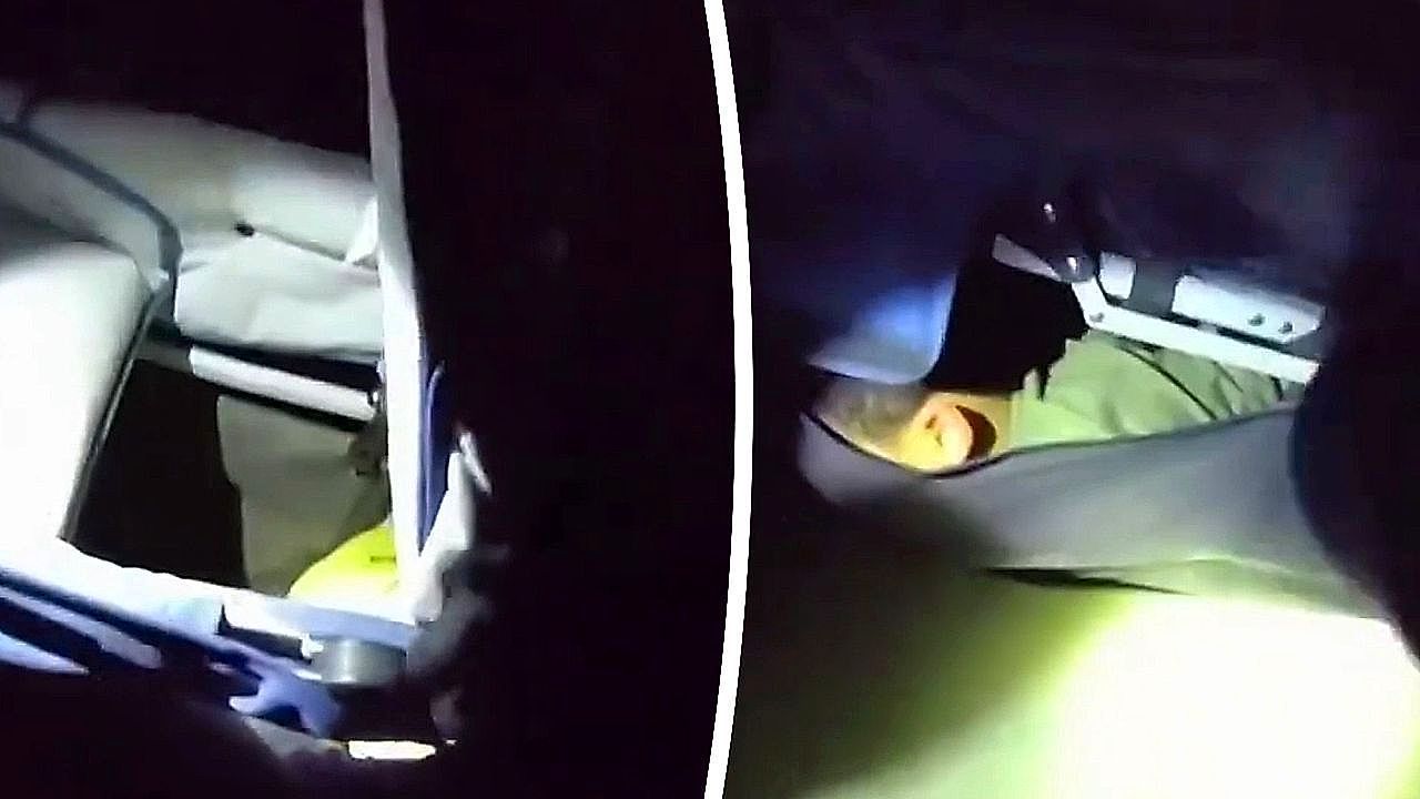 Video: Officers find 4-year-old missing child hidden beneath stroller in freezing night